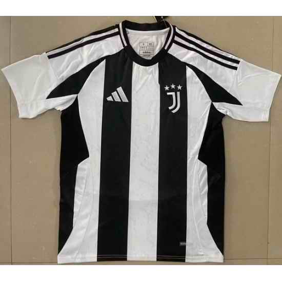 Men 2024 2025 Soccer Jersey Juventus Home Black White